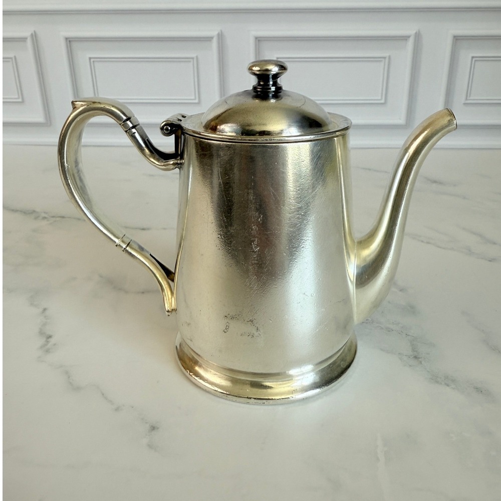 International Silver Co Silver Soldered Mini Lidded Pitcher